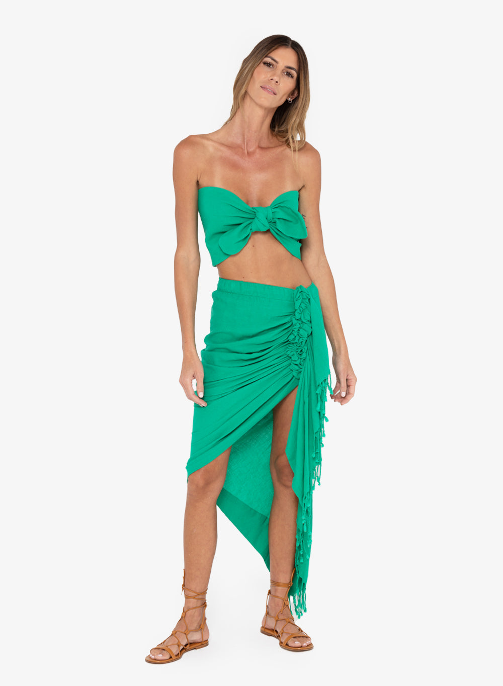 Tulum Skirt-Emerald