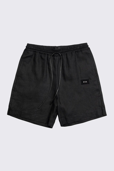 Clyde Short-Black Linen