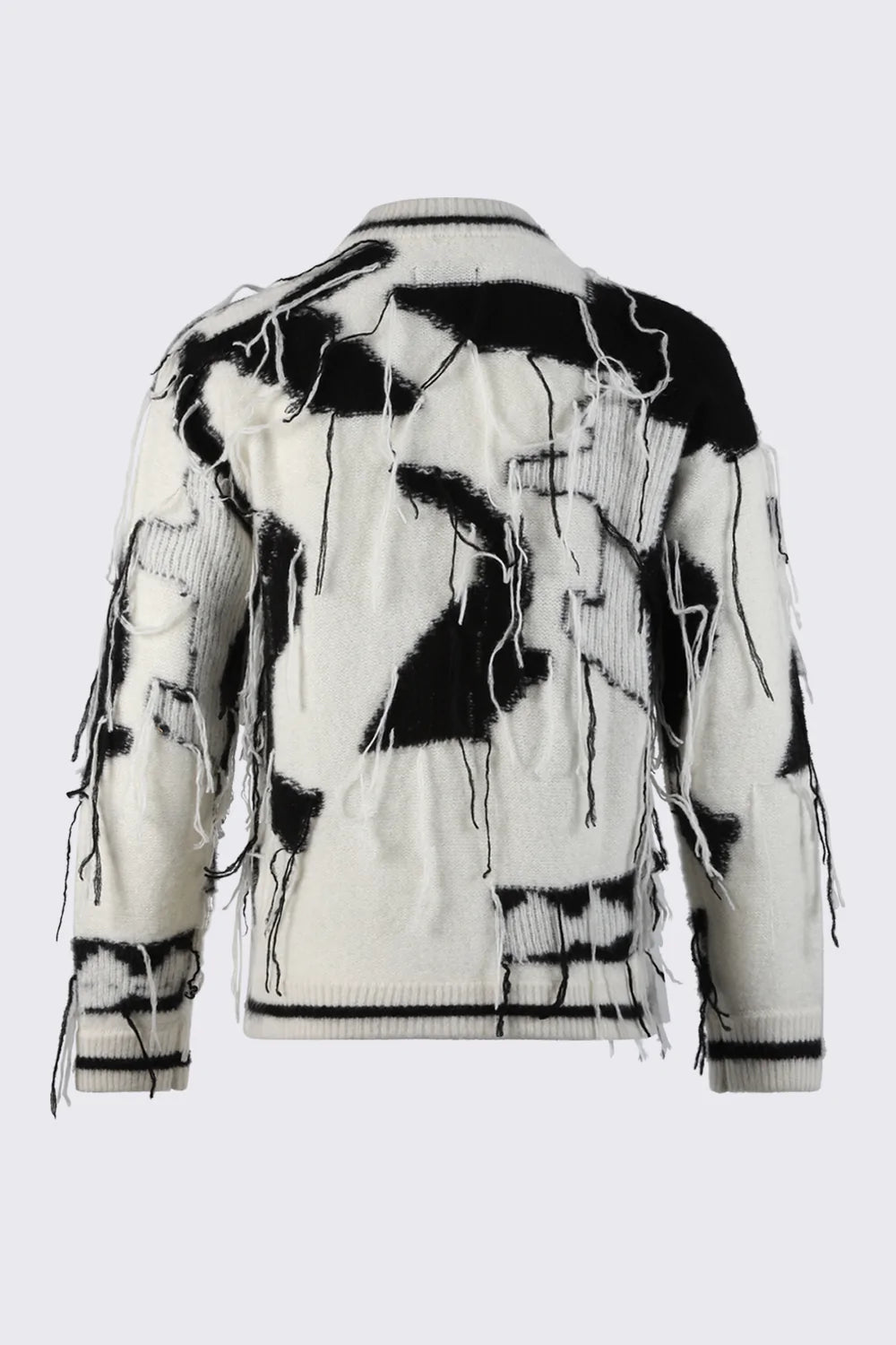 Zephyr Sweater - Black Abstract