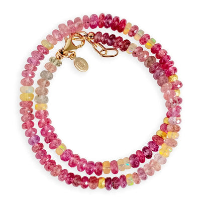 Raspberry Sherbert Wrap Bracelet