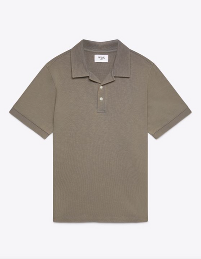 Sorrento Slub Jersey Polo-Charcoal