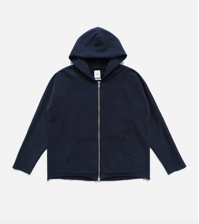 Zip Up Hoodie - Azure