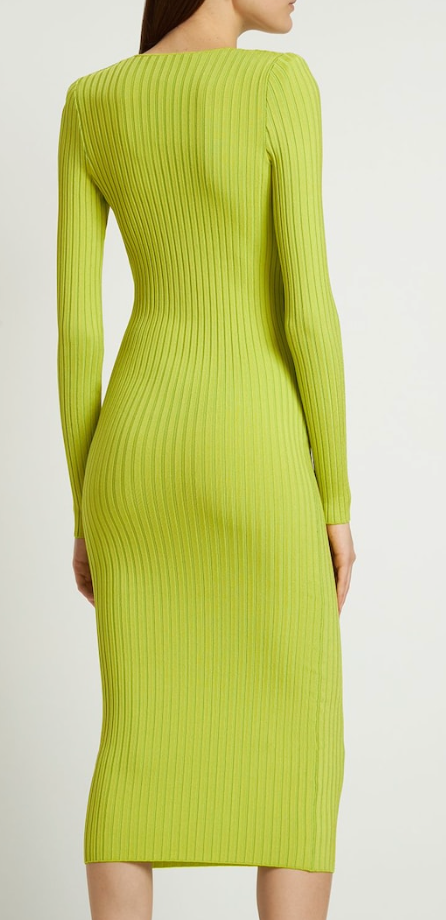 Rib Knit Midi Dress OFFSEIDS NEW YORK Rib Knit Midi Dress OFFSEIDS NEW YORK