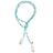 Turquoise and Pyrite Ombre Classic Gemstone Lariat