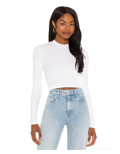 Mackay Rib Cropped Long Sleeve Tee