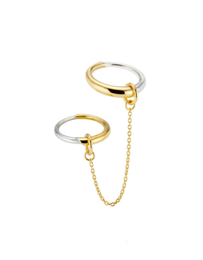 14K Mixed Chain Ring