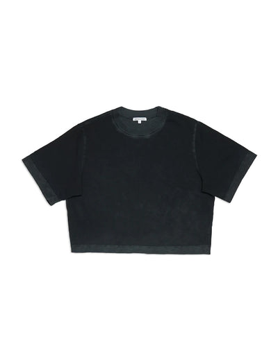 Tokyo Crop Tee - Vintage Black
