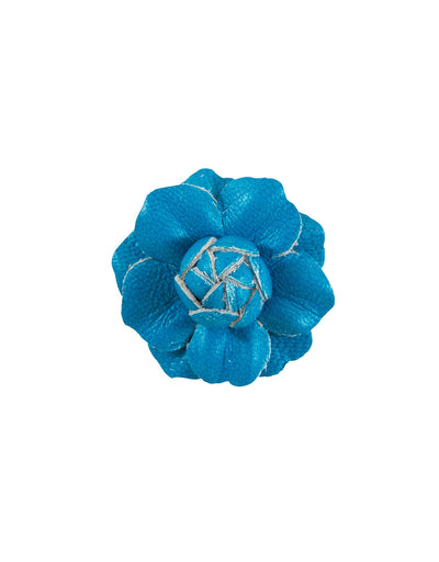 Neon Blue Mini Leather Gardenia