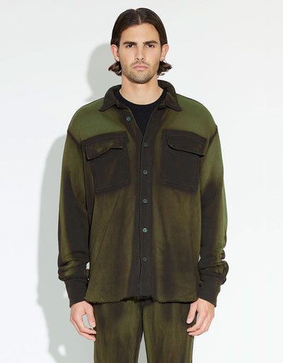 Bronx Buttondown - Forest Green Cast