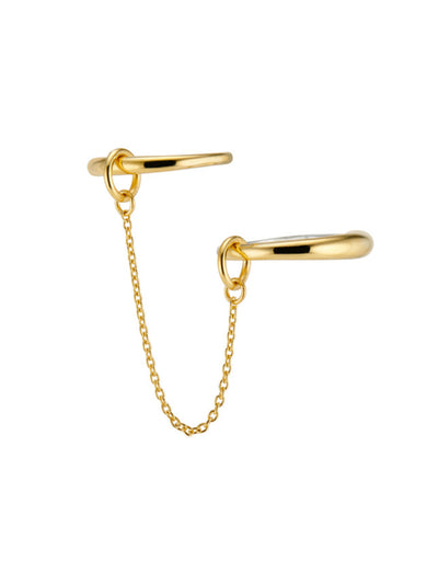 14K Yellow Gold Chain Ring