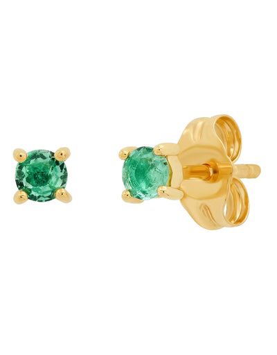 14K Yellow Gold Studs