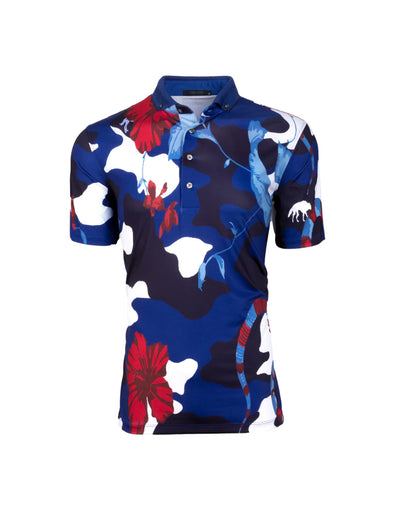 Wild Hibiscus Polo - Arctic