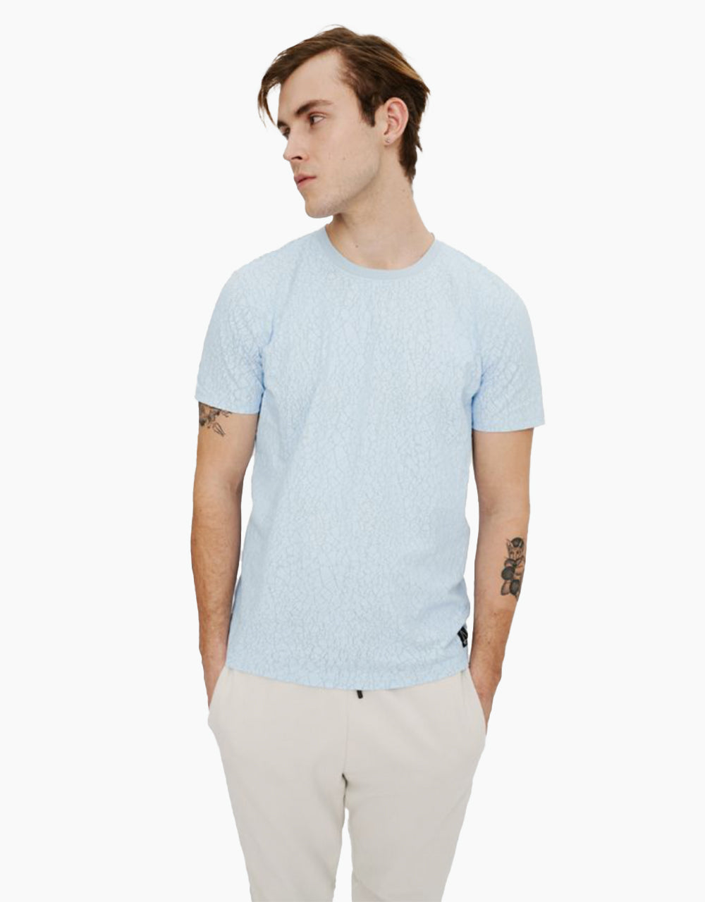 Rubber Short Sleeve Shirt-Kentucky Blue