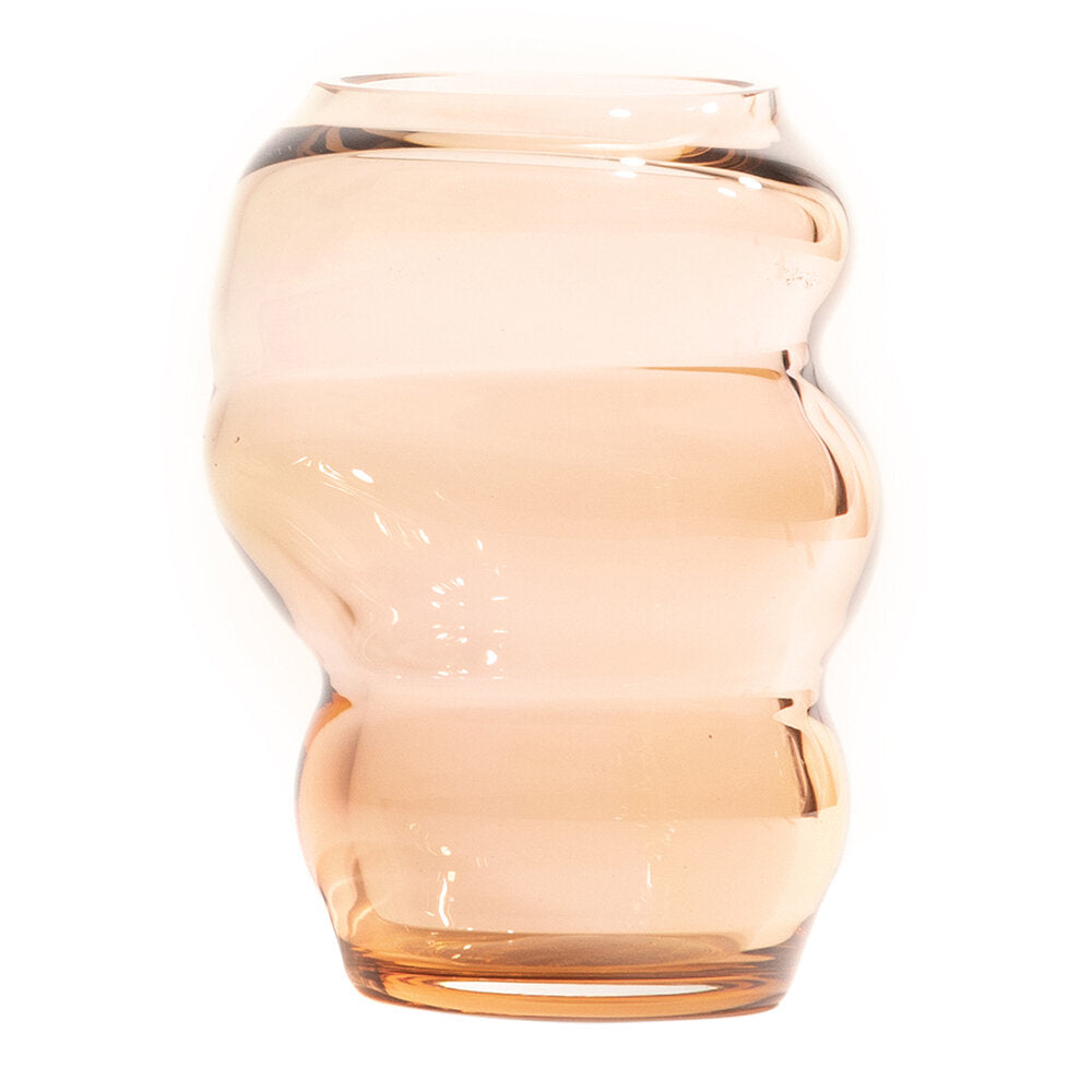 Muse Vase Small-Clear Copper