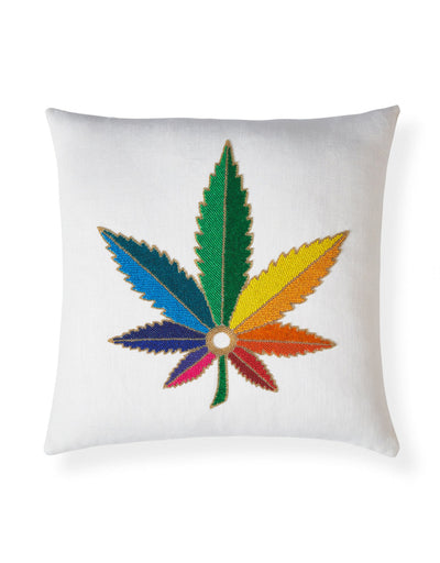 Sinsemilla Beaded Pillow
