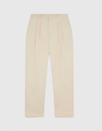 Pleat Trouser - Sand
