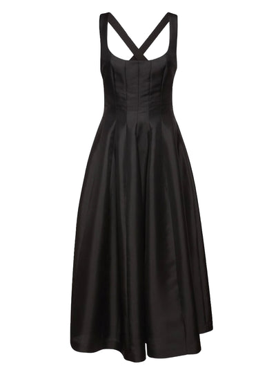 Radzmir Sleeveless Cady Midi Dress