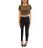 Cropped Tee- Military