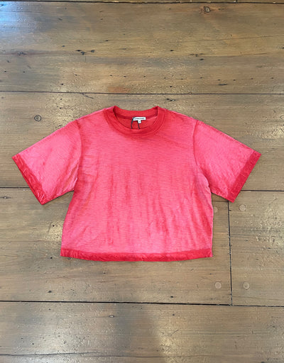 Tokyo Crop Tee - Strawberry Mix