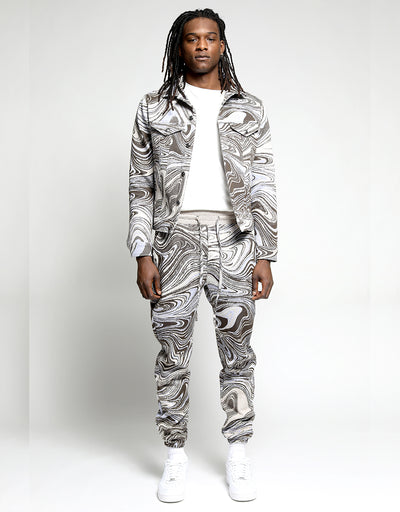 Liquid Swirl Hyper Reality Knit Pants