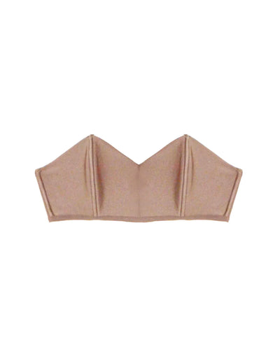 Charlotte Bandeau Bra - Tan