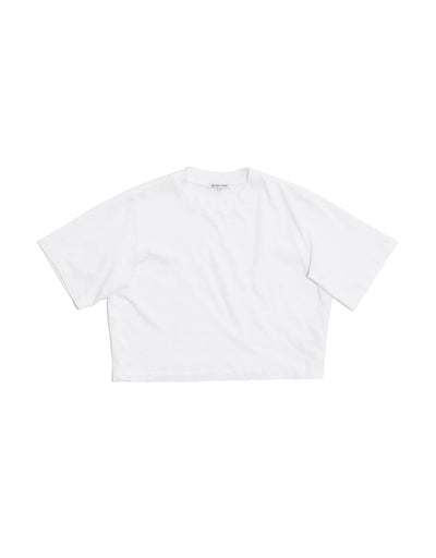 Tokyo Crop Tee - White
