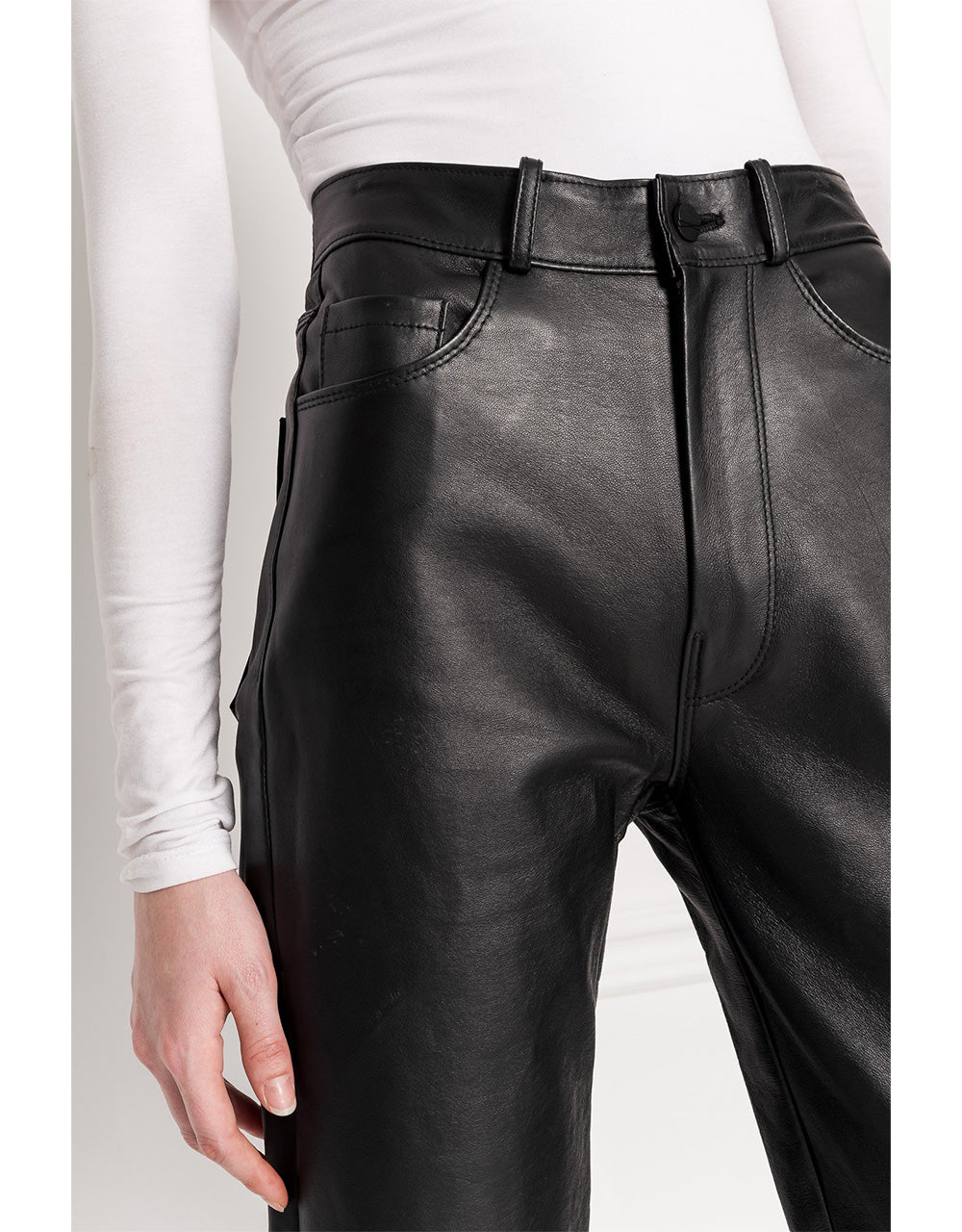 Adeline Leather Jeans