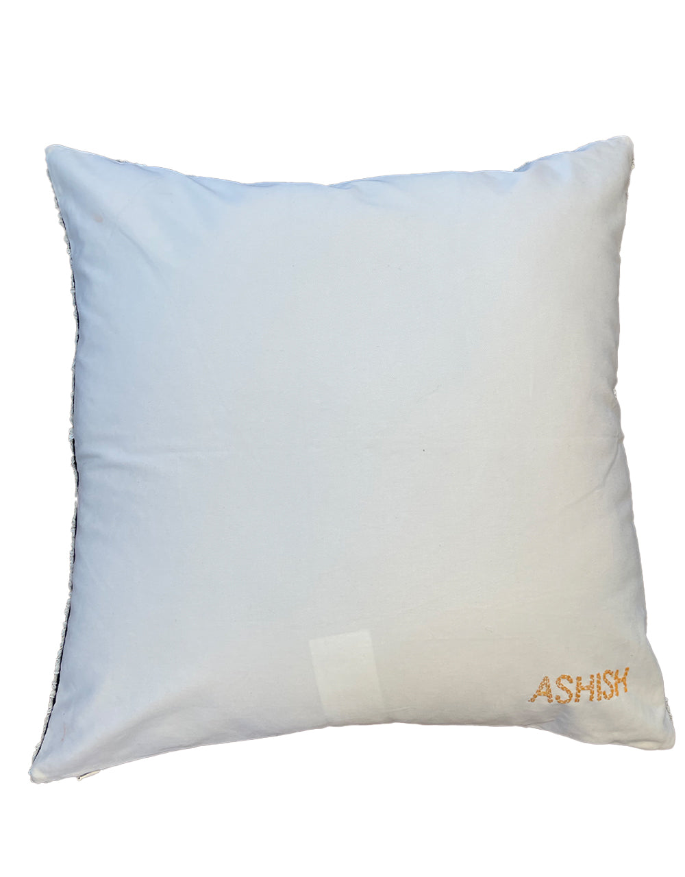 Sequin Accent Pillow - White